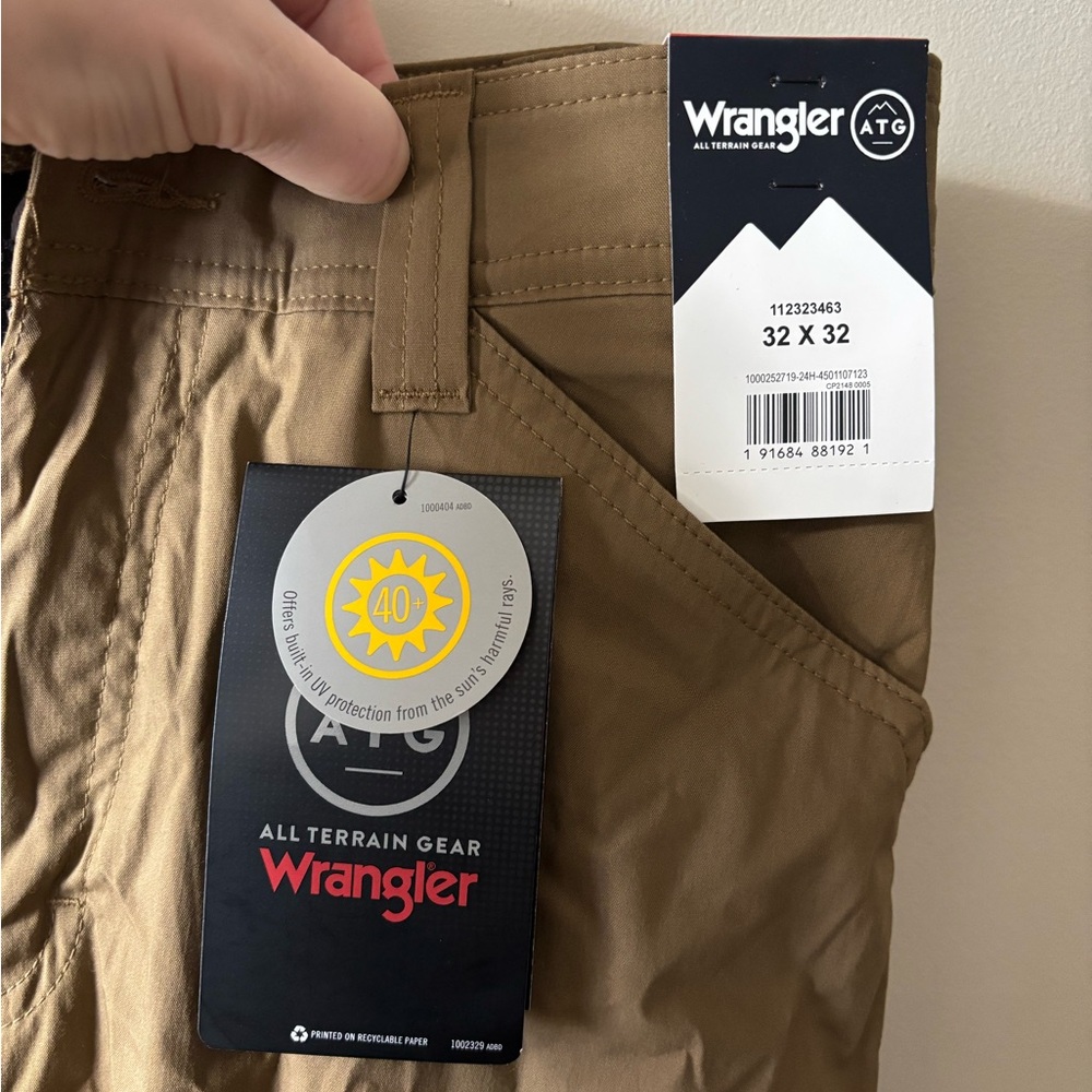 Wrangler Men's Brown All Terrain Gear Chinos